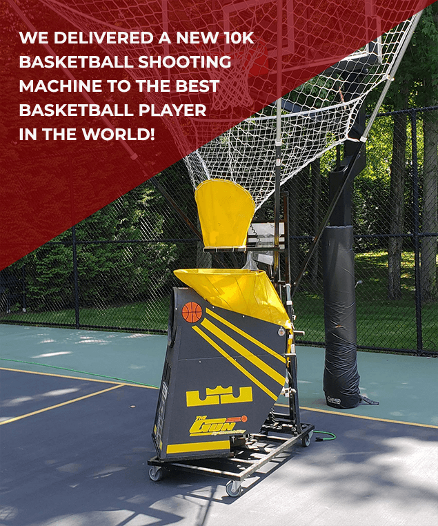 Basketball Shooting Machine for Home Use The Gun by ShootAWay