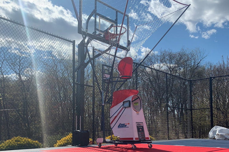 Basketball Shooting Machine for Home Use The Gun by ShootAWay