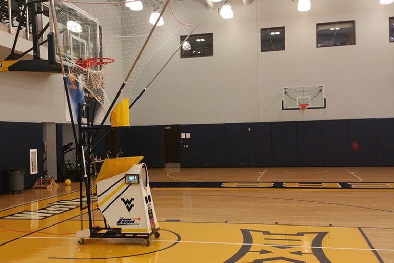 Best Basketball Shooting Machine for Schools The Gun by ShootAWay