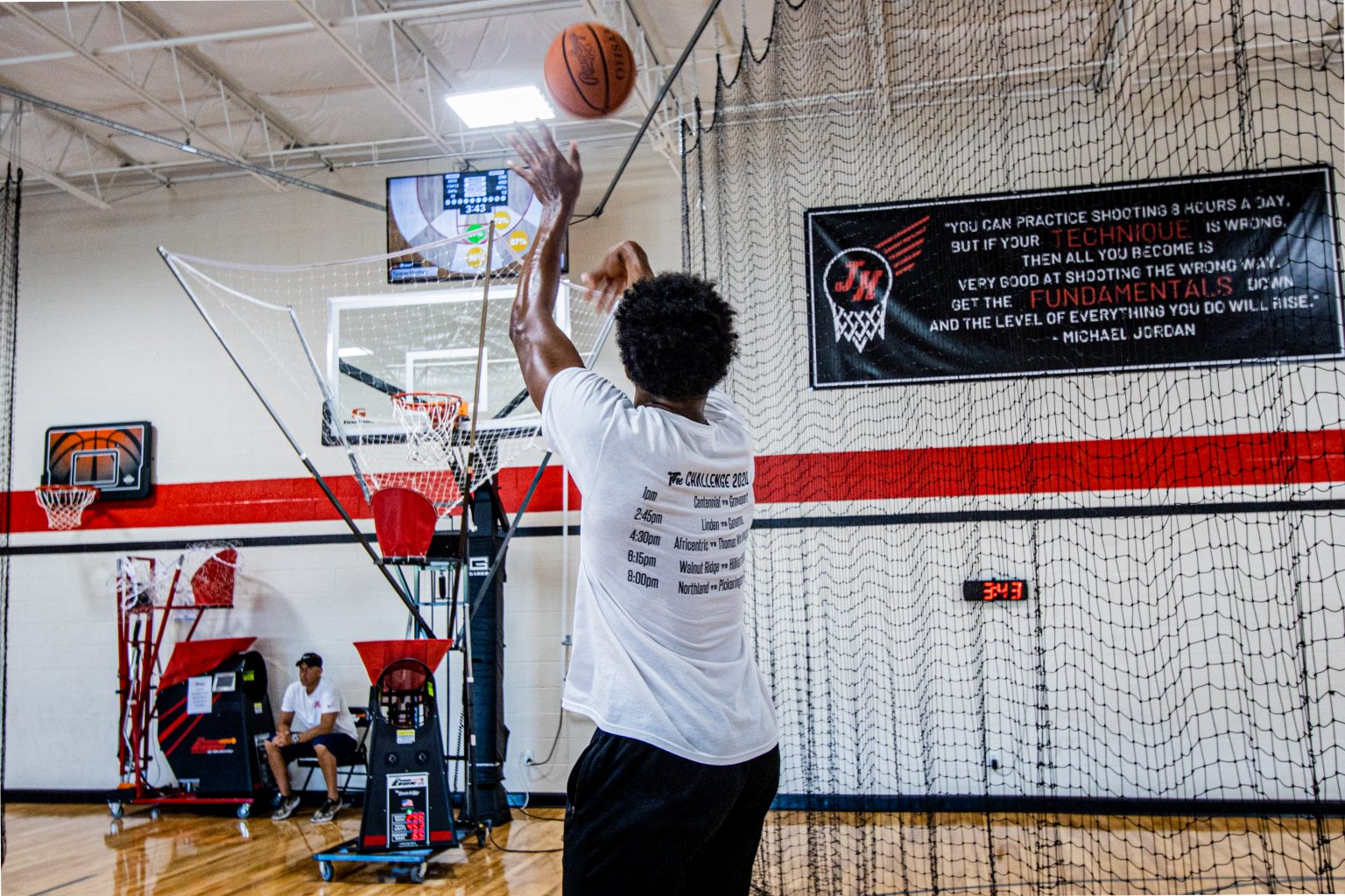 Basketball Shooting Machine for Facilities The Gun by ShootAWay