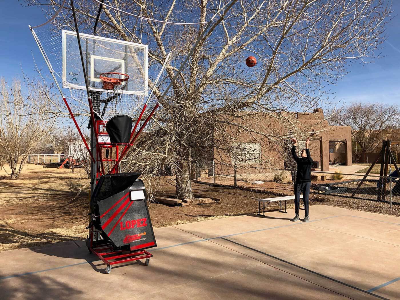 home use basketball shooting machine