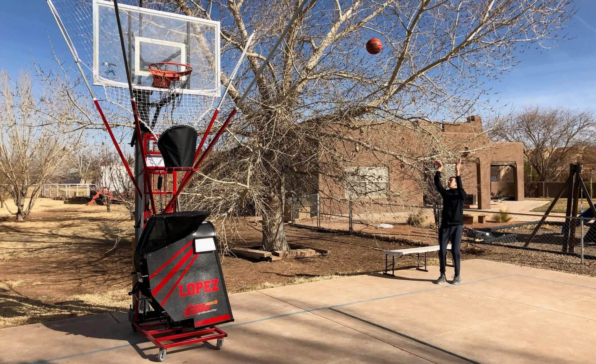 home use basketball shooting machine